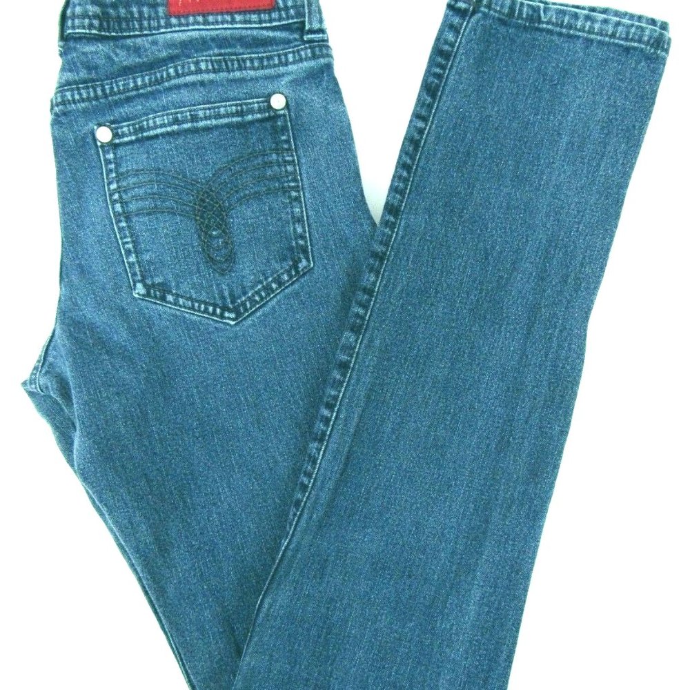 Fire Women's Lisa Skinny Blue Jeans Size 3 Dark Wash Stretch